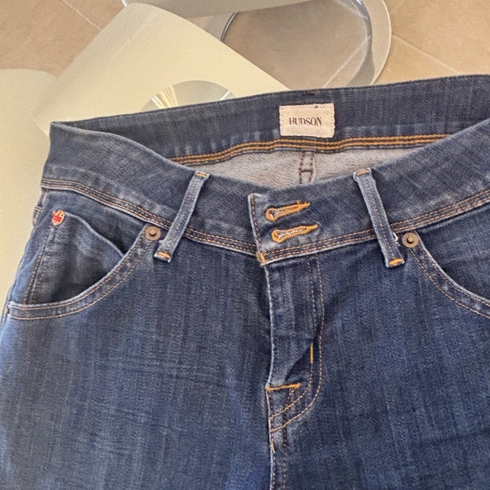 Classic Blue Women's Jeans Low Waist Hudson - Picture 2 of 5